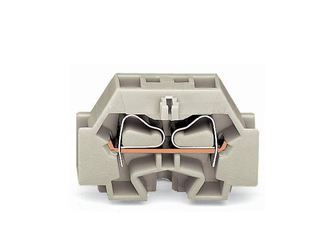 WAGO 262-130 Einzelklemme 7mm Zugfeder Belegung: L Grau 100St.