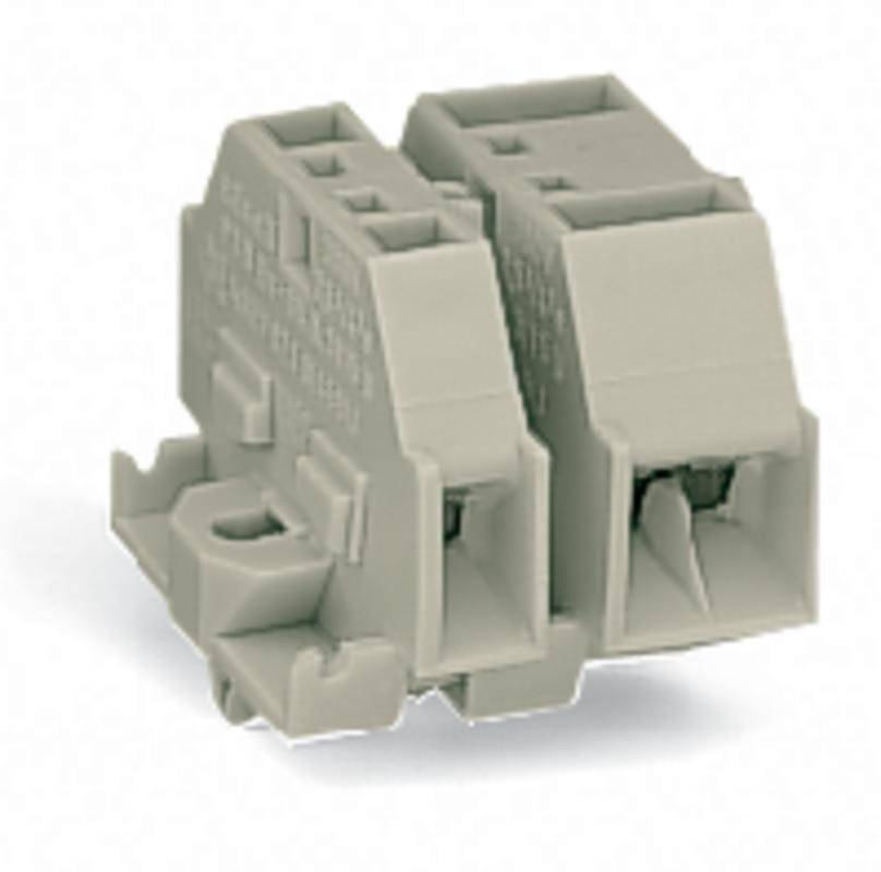 WAGO 262-180 Einzelklemme 7mm Zugfeder Belegung: L Grau 100St.