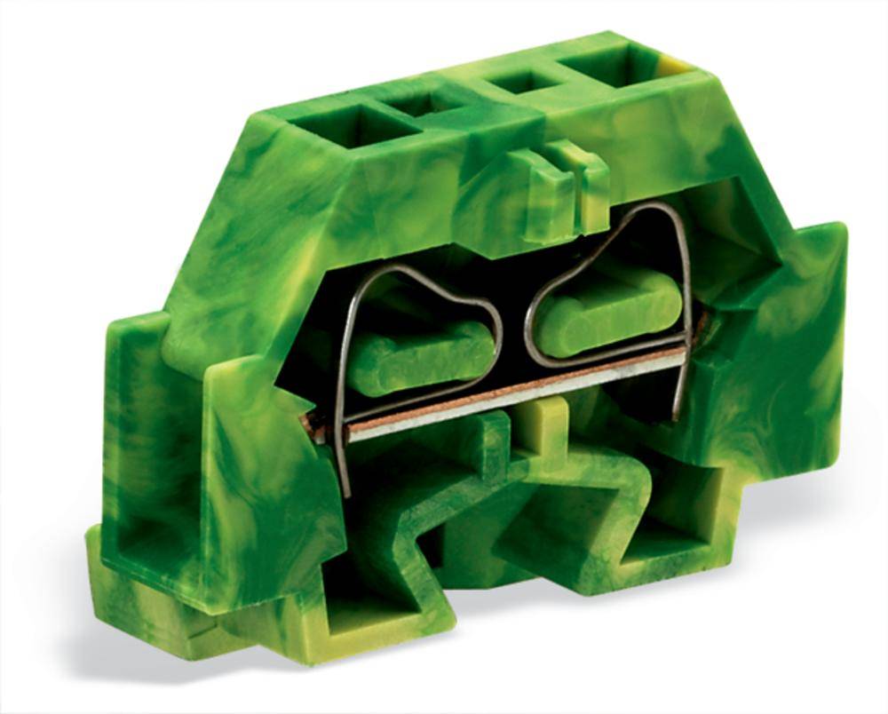 WAGO 262-317 Einzelklemme 7mm Zugfeder Belegung: PE Grün, Gelb 100St.