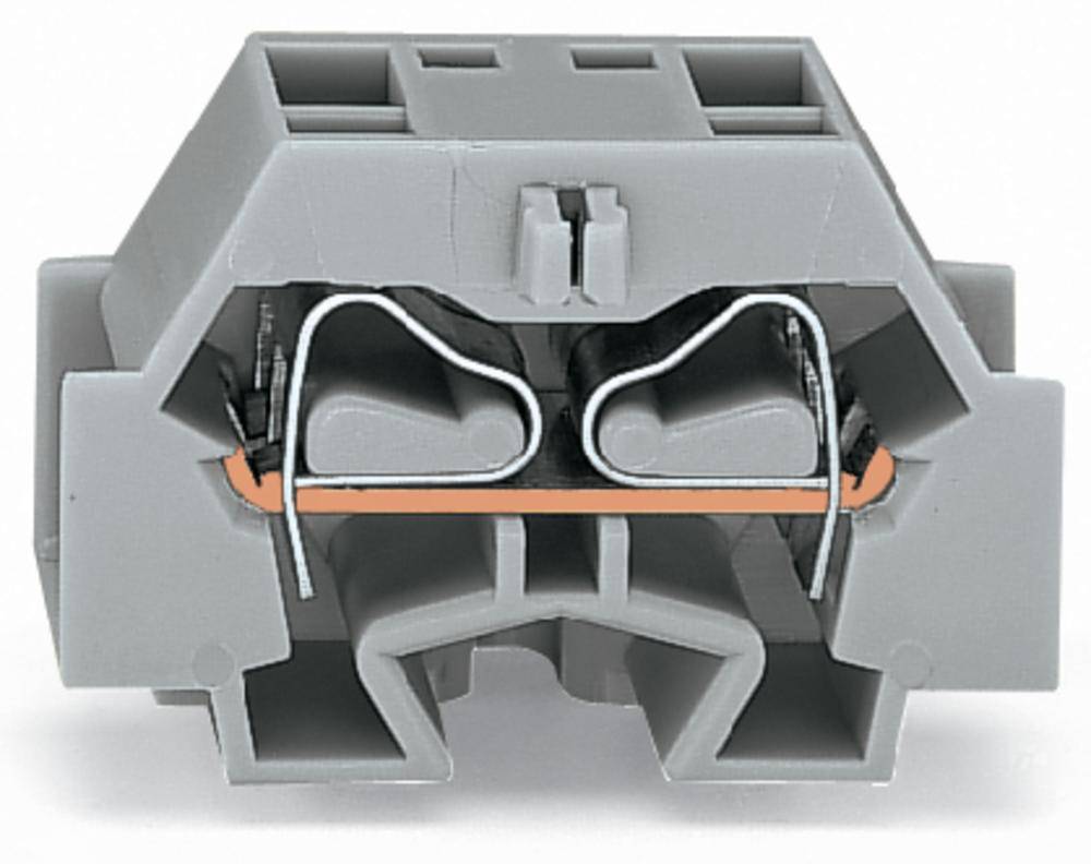 WAGO 262-336 Einzelklemme 12mm Zugfeder Orange 100St.