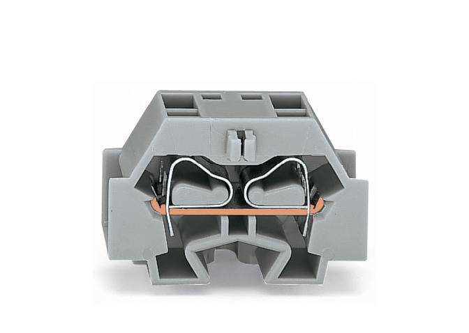 WAGO 262-331 Einzelklemme 12mm Zugfeder Belegung: L Grau 100St.