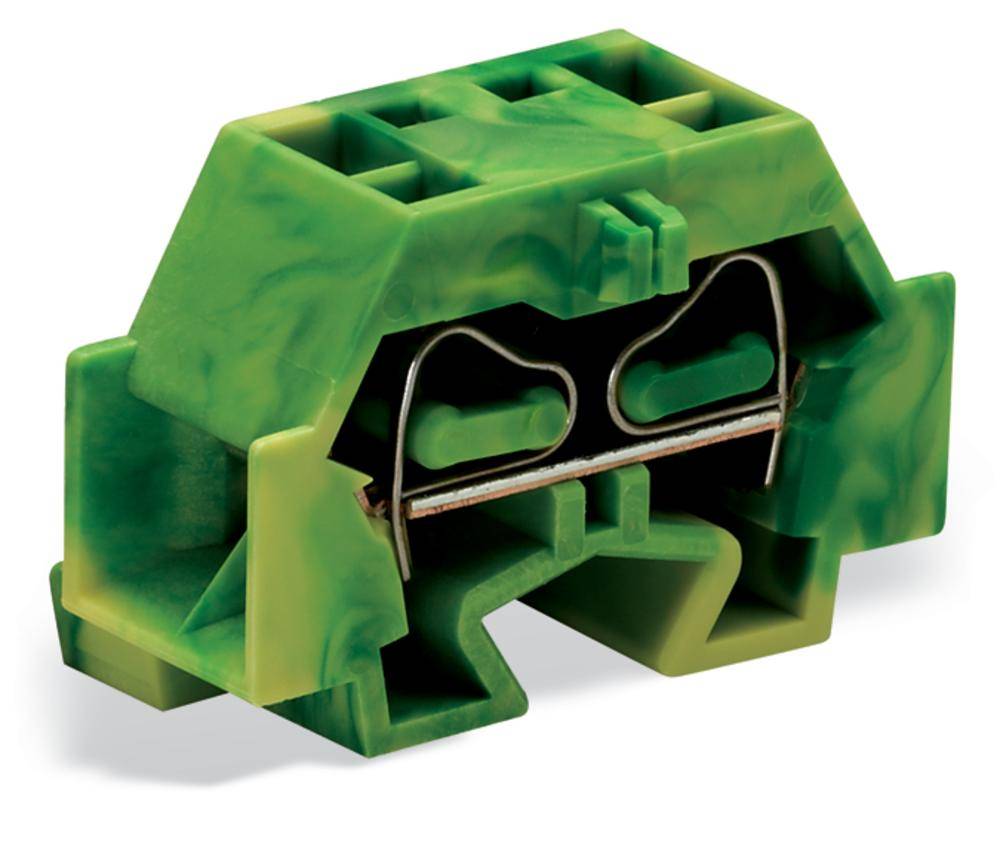 WAGO 262-337 Einzelklemme 12mm Zugfeder Belegung: PE Grün, Gelb 100St.