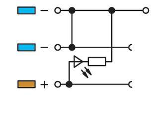 WAGO 270-564/281-483 Initiatorenklemme 5 mm Zugfeder Orange 10 St.