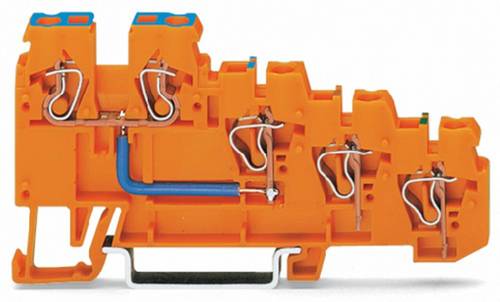 WAGO 270-574 Initiatorenklemme 5 mm Zugfeder Orange 10 St.