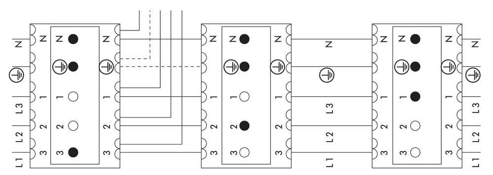 WAGO Verbindungsklemme starr: 0.5-1mm² Polzahl: 4 250 St. Weiß