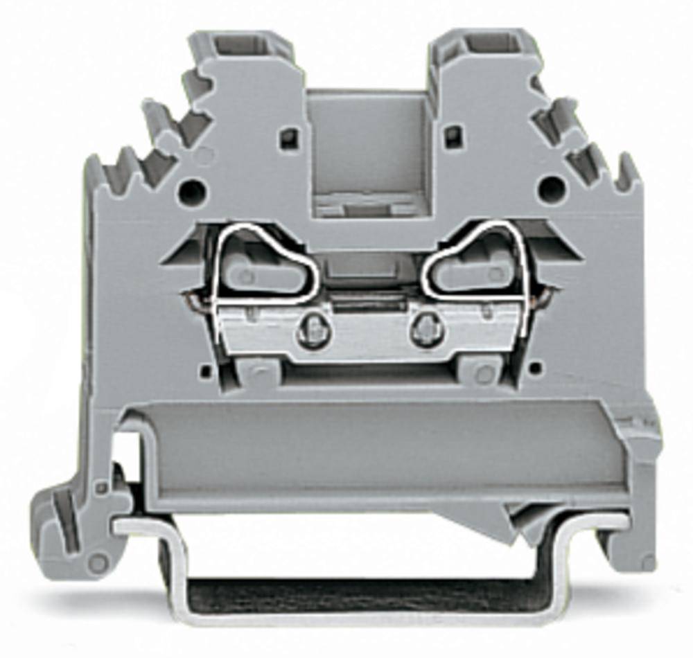 WAGO 280-101 Durchgangsklemme 5 mm Zugfeder Belegung: L Grau 100 St.