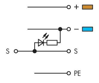 WAGO 280-570/281-434 Initiatorenklemme 5mm Zugfeder Belegung: L Grau 50St.