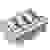 WAGO Netzanschlussklemme starr: 0.5-1.5mm² Polzahl (num): 4 500 St. Weiß