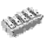 WAGO Netzanschlussklemme starr: 0.5-1.5mm² Polzahl (num): 5 250 St. Weiß