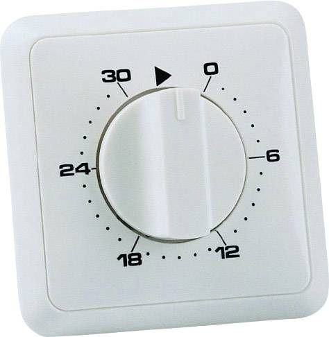 Wallair 20100249 Unterputz-Timer analog Tagesprogramm 30 min 3680 W IP20 2polig