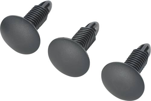 TRU Components TC-SRR-25BK203 Platinenhalter Polyamid Abstandsmaß 25.2mm