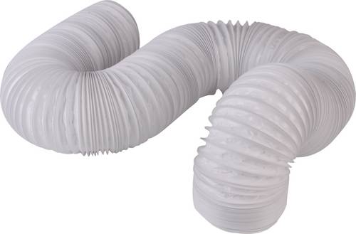 Wallair N52824 Flexibles Lüftungsrohr Kunststoff (Ø x L) 10.2 cm x 6 m Weiß