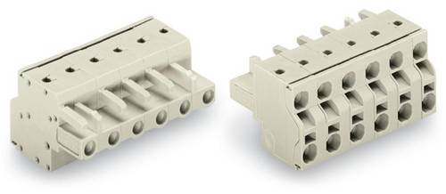 WAGO Buchsengehäuse-Kabel 721 Polzahl Gesamt 6 Rastermaß: 7.50 mm 721-2206/026-000 50 St.