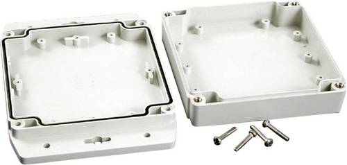 Hammond Electronics 1555N2F17GY Universal-Gehäuse 120 x 120 x 37.2 Polycarbonat Lichtgrau 1 St.