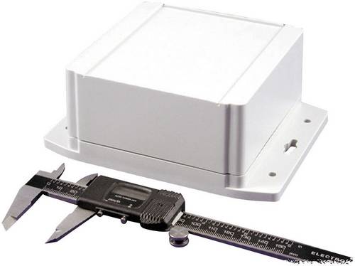 Hammond 1555F Series ABS Enclosure, IP66, Flanged, 4.7 x 4.7 x 2.44in