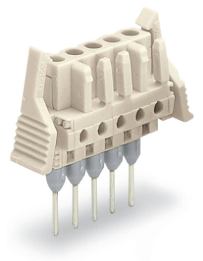 WAGO Buchsengehäuse-Platine 722 Polzahl Gesamt 4 Rastermaß: 5 mm 722-134/005-000 100 St.