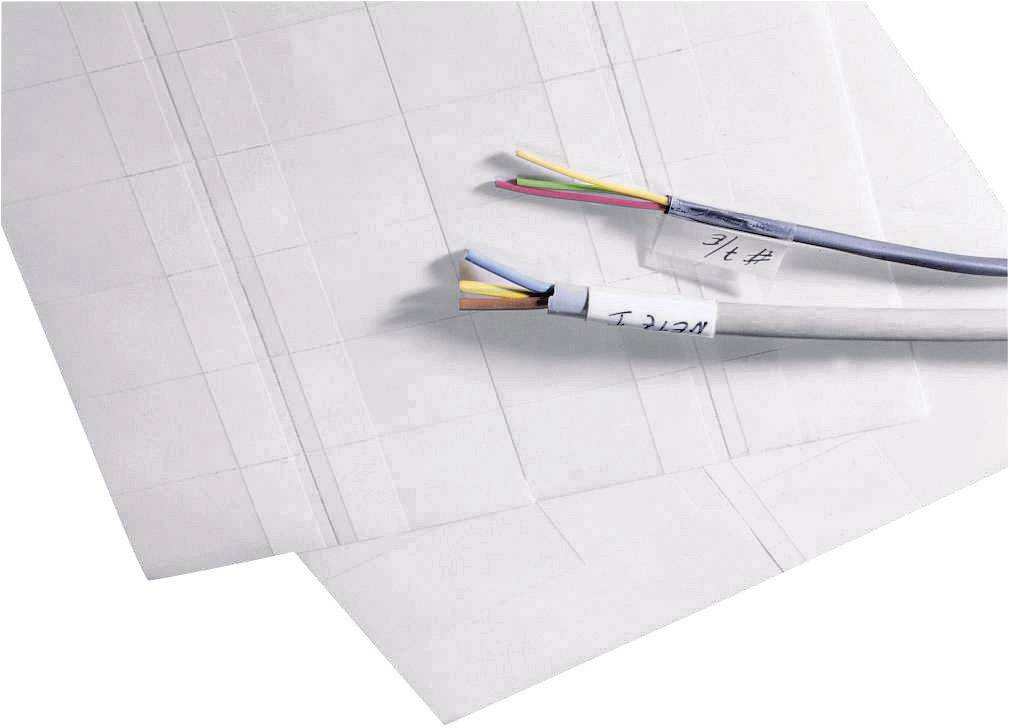 TE Connectivity 5-1768016-7 Kabel-Etikett BKM 75 x 23 mm Farbe Beschriftungsfeld: Weiß Anzahl Etike