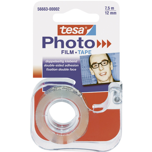 TESA Photo Film im Abroller (L x B) 7.5m x 12mm Transparent Inhalt: 1 Set