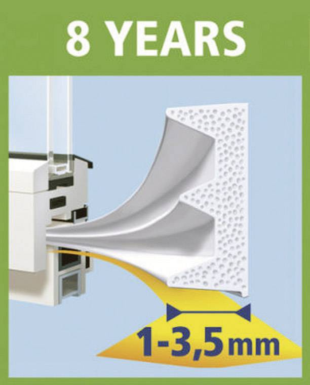 TESA E-PROFILE 05463-00120-00 Dichtband tesamoll® Weiß (L x B) 6m x 9mm 1St.