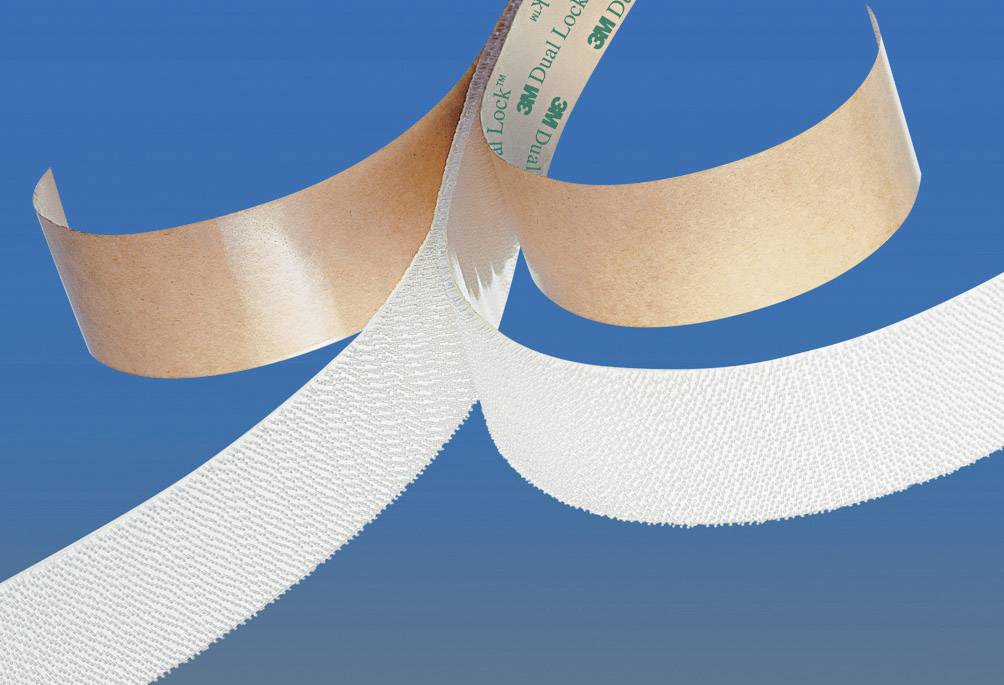 3M SJ 356D Dual Lock Klettband zum Aufkleben Pilzkopf (L x B) 5000mm x 25mm Transluzent 1 Paar
