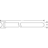 HellermannTyton Klettkabelbinder zum Bündeln Haft- und Flauschteil (L x B) 200 mm x 12.5 mm Rot 10 HellermannTyton Klettkabelbinder zum Bündeln Haft- und Flauschteil (L x B) 200 mm x 12.5 mm Rot 10