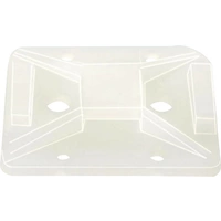 HellermannTyton TY8G1S-PA66-NA-C1 Befestigungssockel selbstklebend, schraubbar 151-11819halogenfrei, UV-stabilisiert HellermannTyton TY8G1S-PA66-NA-C1 Befestigungssockel selbstklebend, schraubbar 151-11819halogenfrei, UV-stabilisiert