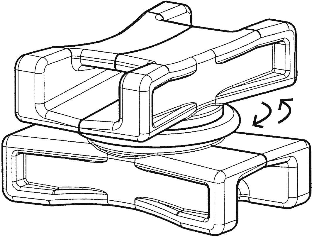 HellermannTyton DSWS5-HS-BK-L1 Befestigungselement 151-06502