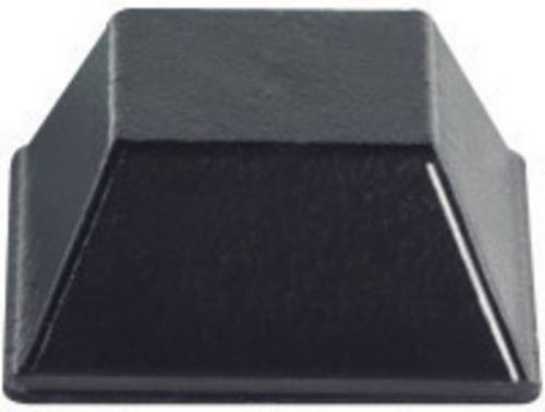 PB Fastener BS-03-BK-R-10 Gerätefuß selbstklebend, quadratisch Schwarz (B x H) 12.7 mm x 5.8 mm 10