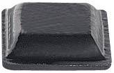 PB Fastener BS-20-BK-R-11 Gerätefuß selbstklebend, quadratisch Schwarz (B x H) 10.2 mm x 2.5 mm 11