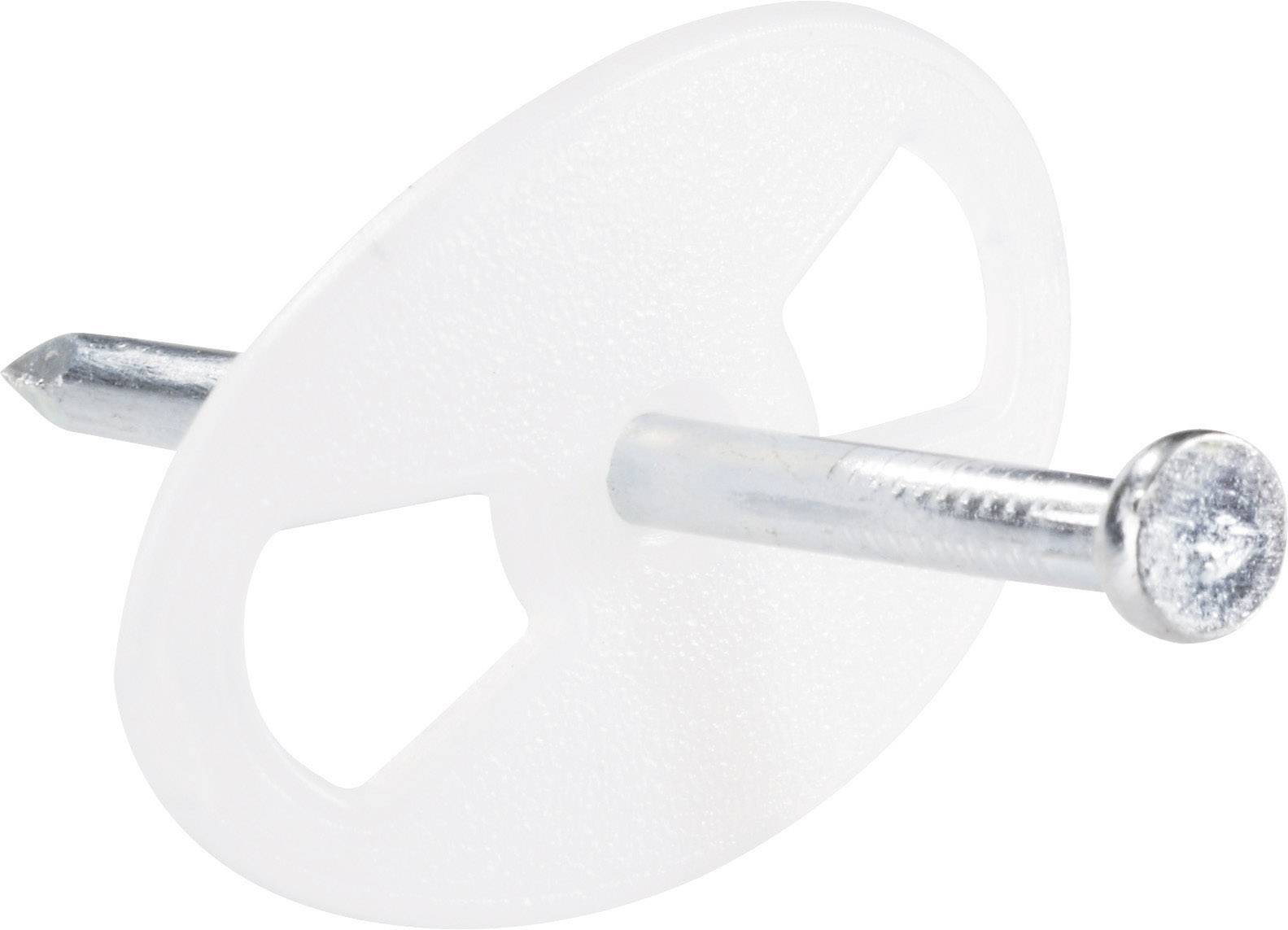 Jäger Direkt 700842 Nagelscheibe 700842 Bündel-Ø-Bereich 2.50 mm (max) Natur