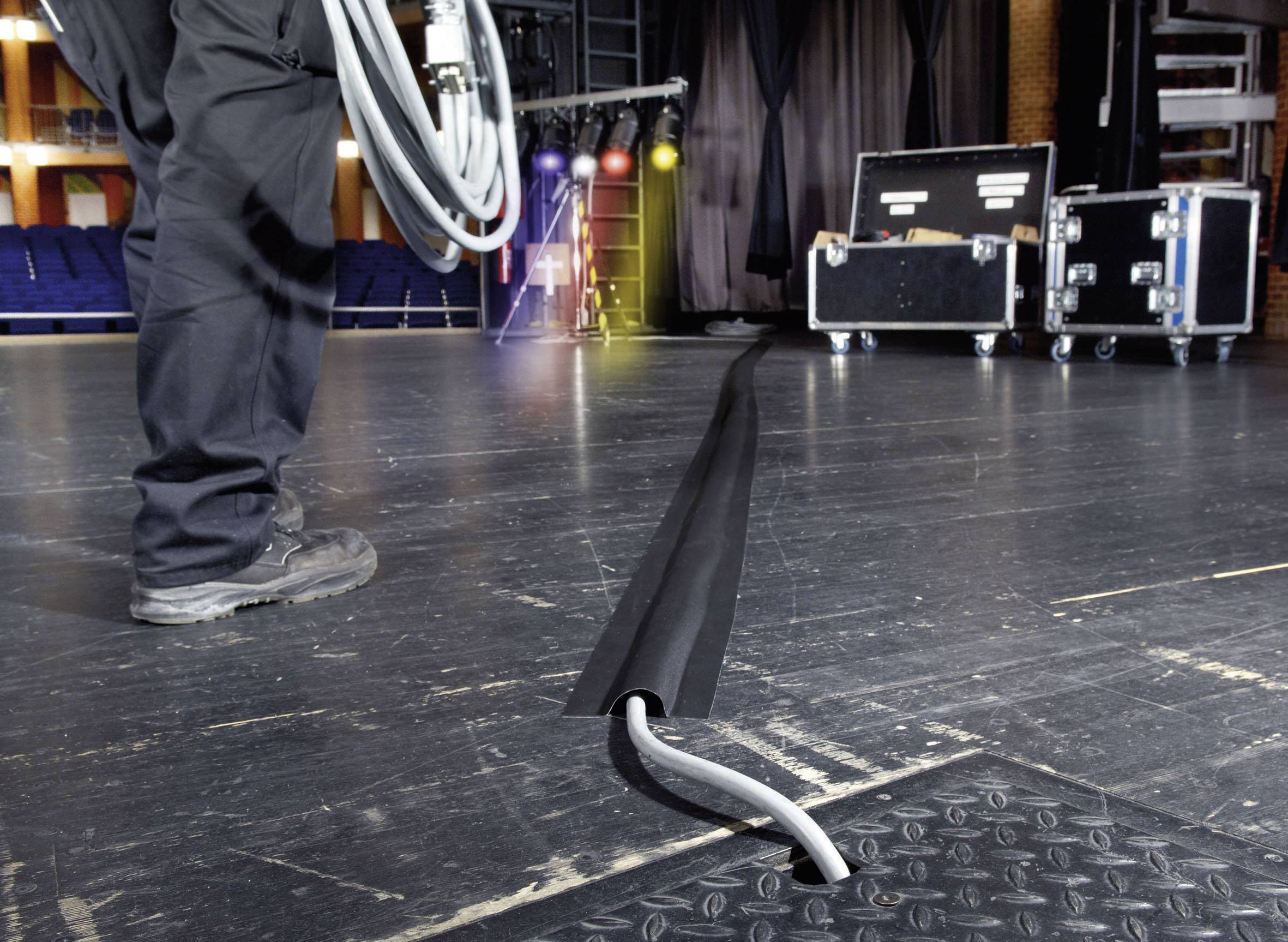 TESA Tunnelband 04611-0-0 PP Schwarz (matt) 25000mm Inhalt: 25m