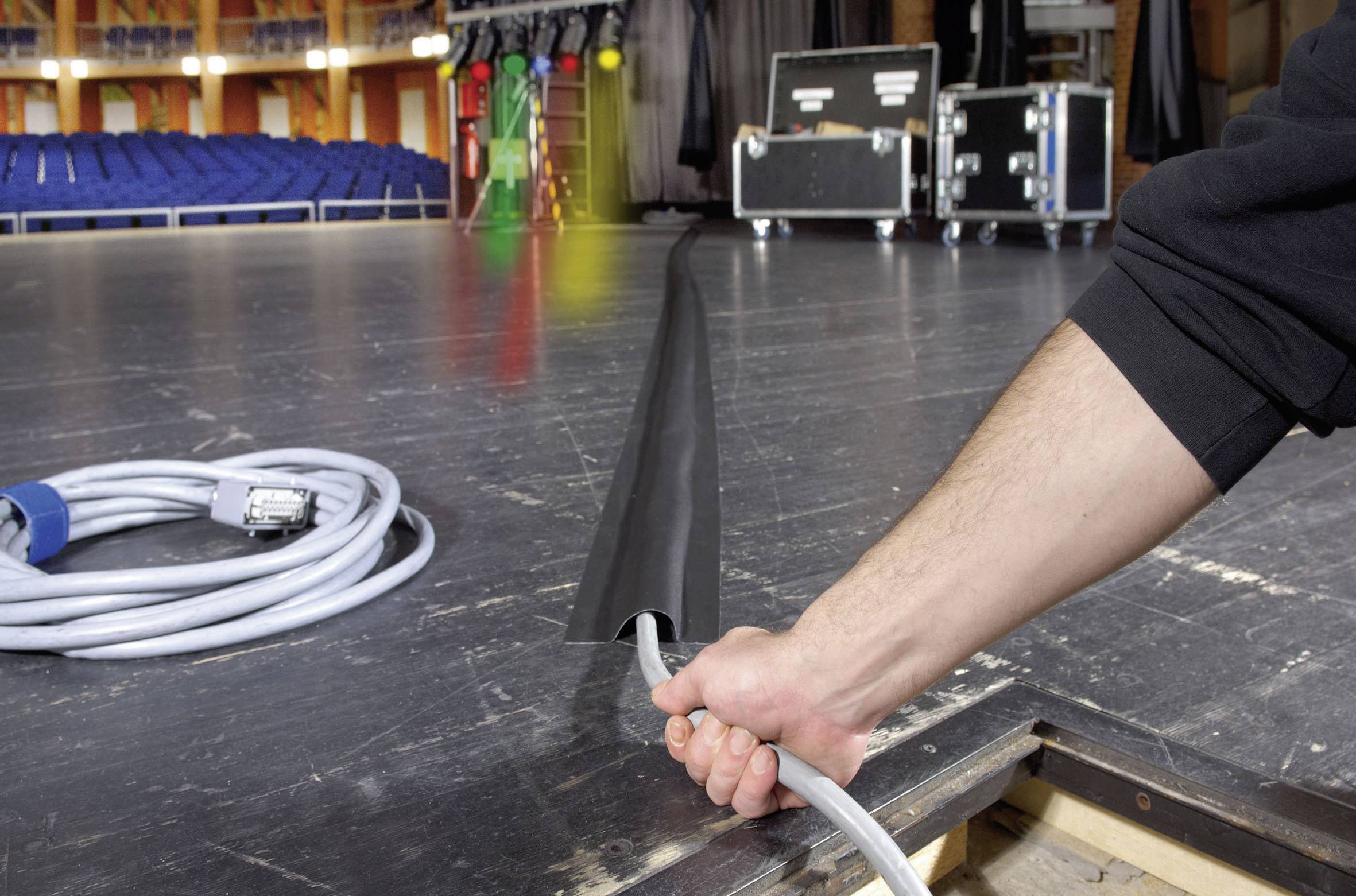 TESA Tunnelband 04611-0-0 PP Schwarz (matt) 25000mm Inhalt: 25m