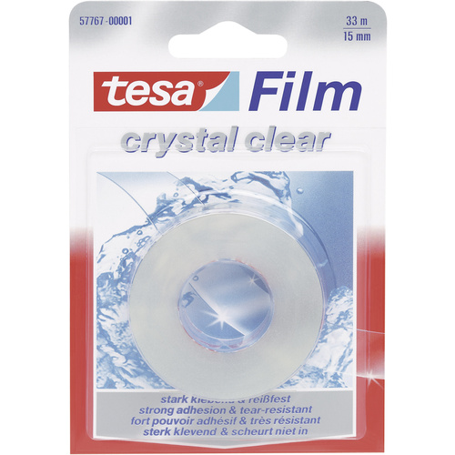 TESA 57767-00001-01 tesafilm kristall-klar Transparent (L x B) 33m x 15mm 1St.