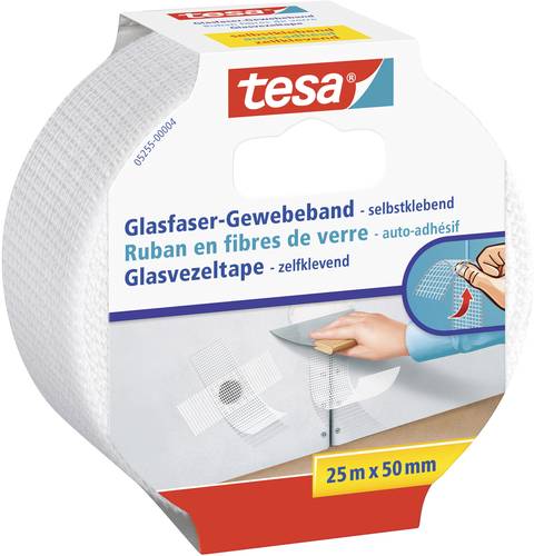 TESA 05255-00004-00 Gewebeklebeband tesa® Weiß (L x B) 25m x 50mm 1St.