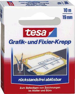 TESA 57415-00000-01 Kreppband (L x B) 10m x 19mm