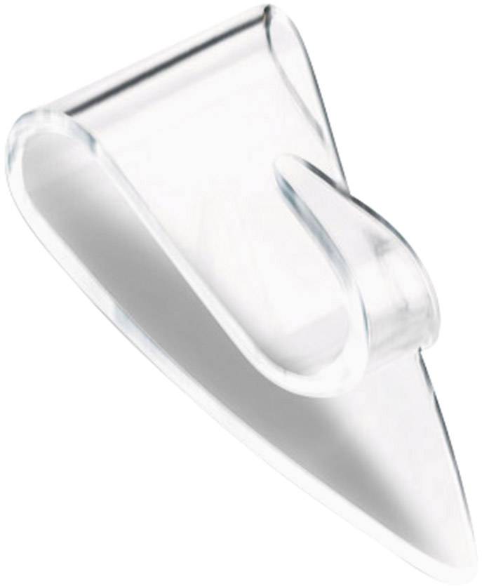 TESA POWERSTRIPS® Klebehaken Small Transparent Inhalt: 5St.