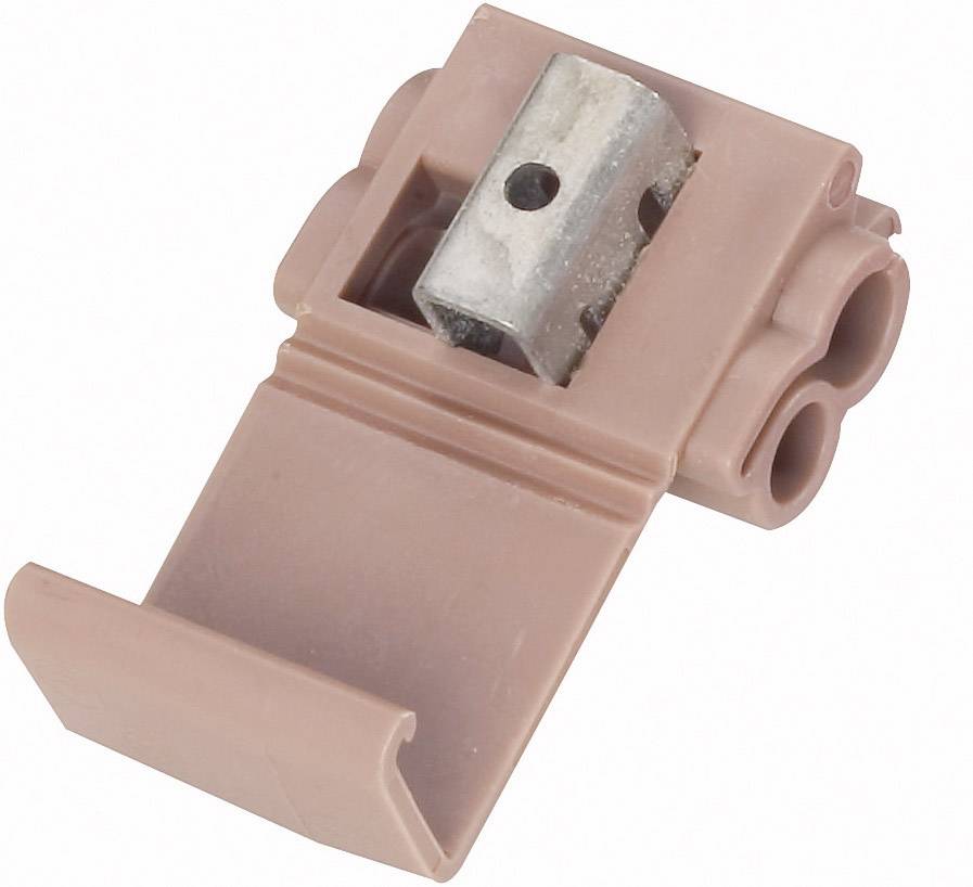 3M 80-6100-3143-9 Schwachstromverbinder flexibel: 1.5-4mm² starr: 1.5-4mm² Polzahl: 2 Braun