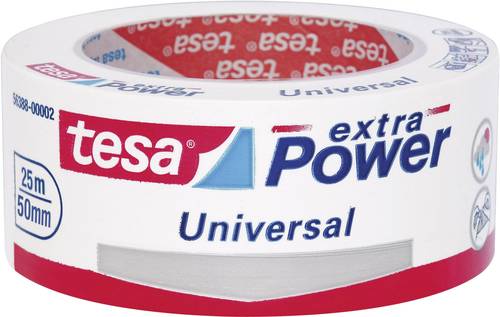 TESA UNIVERSAL 56388-00002-04 Gewebeklebeband tesa® extra Power Weiß (L x B) 25m x 50mm 1St.