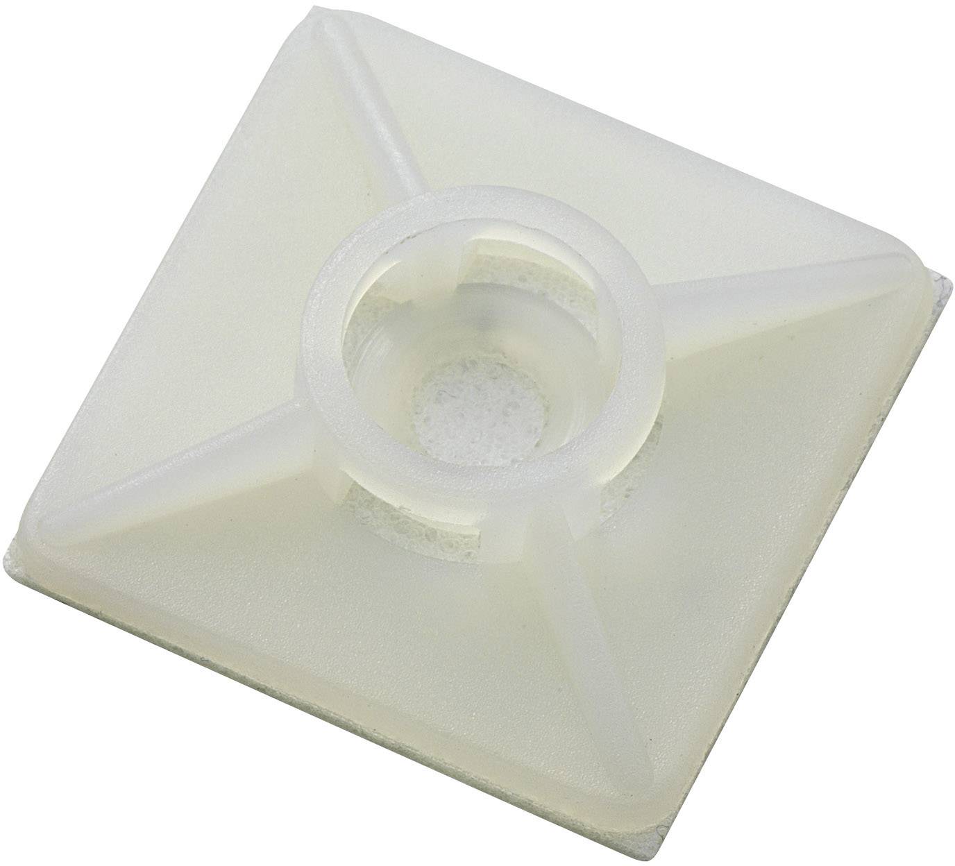 TRU Components WCA19R Befestigungssockel 541267 Bündel-Ø-Bereich 3.60mm (max) 4fach einfädeln Transparent