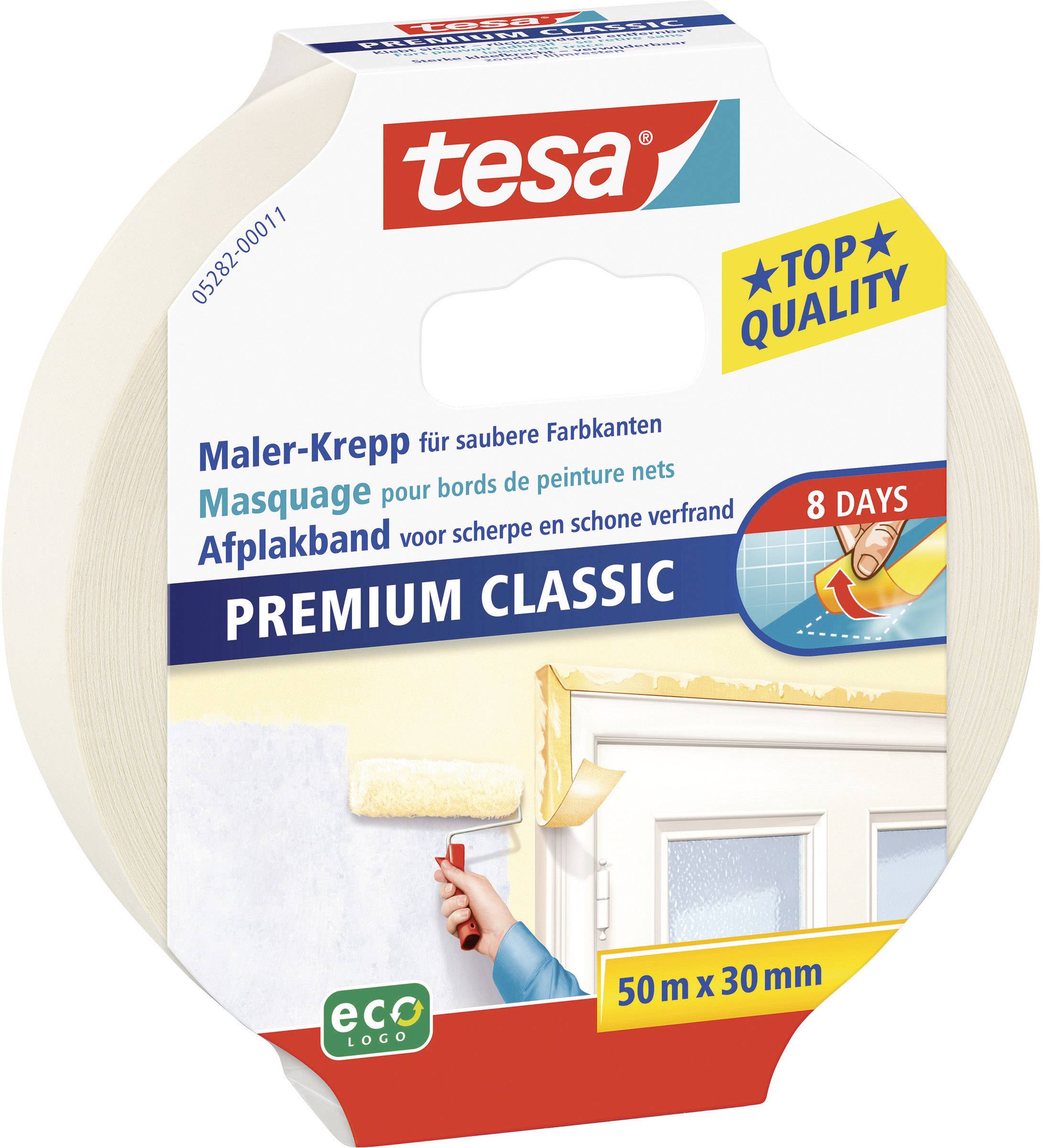 TESA PREMIUM CLASSIC 05282-00011-09 Kreppband Beige (L x B) 50 m x 30 mm 1 St.
