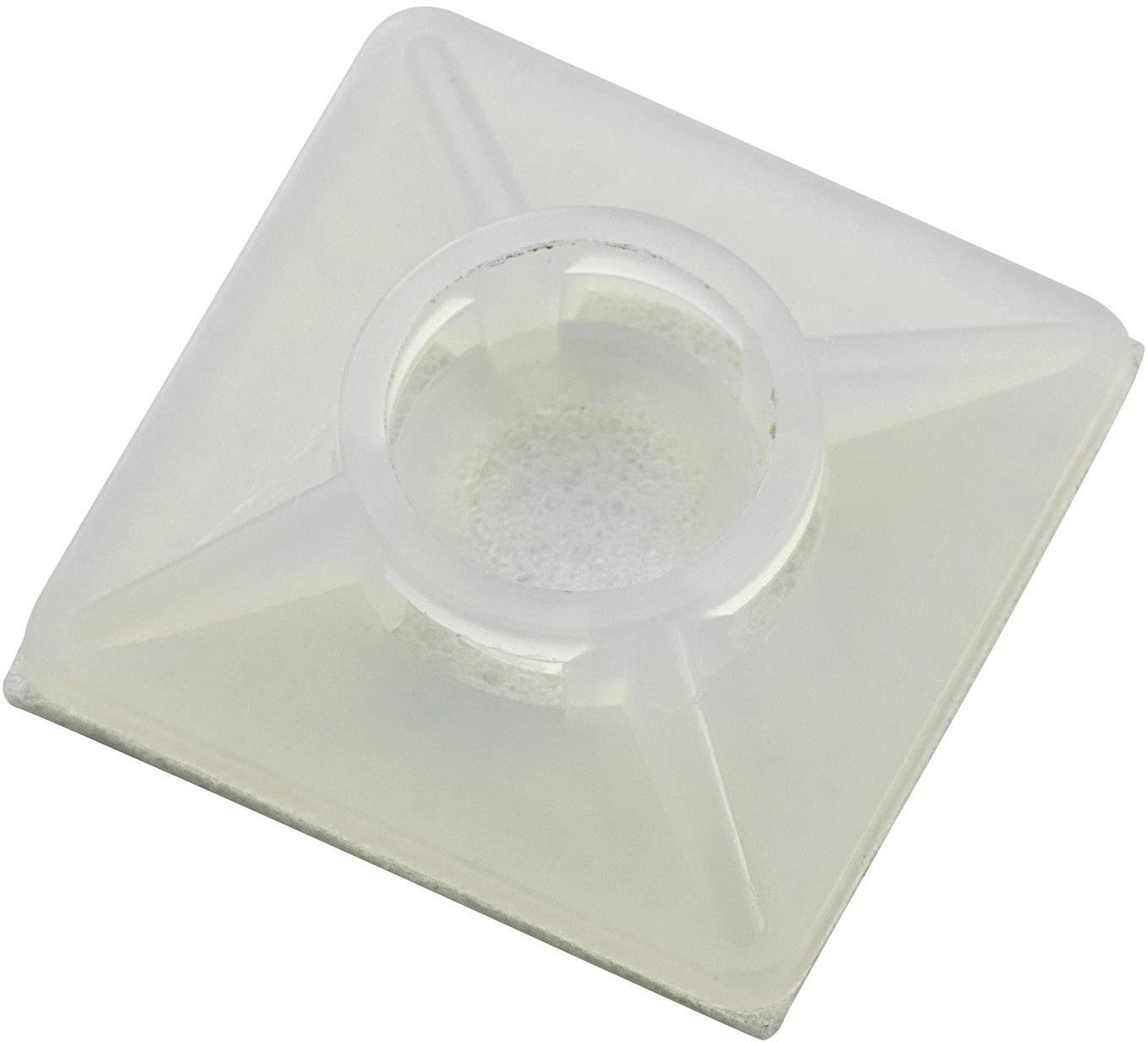 TRU COMPONENTS WCA26R Befestigungssockel 541293 Bündel-Ø-Bereich 4.80mm (max) 4fach einfädeln Transparent