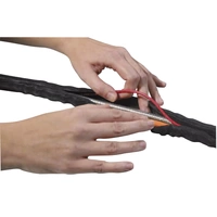 HellermannTyton 170-01106 Twist-In-FR 29 Geflechtschlauch Schwarz, Weiß Polyester 25 bis 29 mm Mete HellermannTyton 170-01106 Twist-In-FR 29 Geflechtschlauch Schwarz, Weiß Polyester 25 bis 29 mm Mete