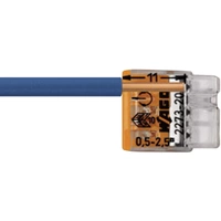 WAGO 2273-204-100 2273 Dosenklemme flexibel: - starr: 0.5-2.5 mm² Polzahl: 4 100 St. Transparent, R WAGO 2273-204-100 2273 Dosenklemme flexibel: - starr: 0.5-2.5 mm² Polzahl: 4 100 St. Transparent, R