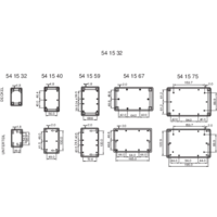 Camdenboss CRDCG0006-CON Universal-Gehäuse (L x B x H) 145 x 90 x 45mm ABS Lichtgrau (RAL 7035) 1St. Camdenboss CRDCG0006-CON Universal-Gehäuse (L x B x H) 145 x 90 x 45mm ABS Lichtgrau (RAL 7035) 1St.