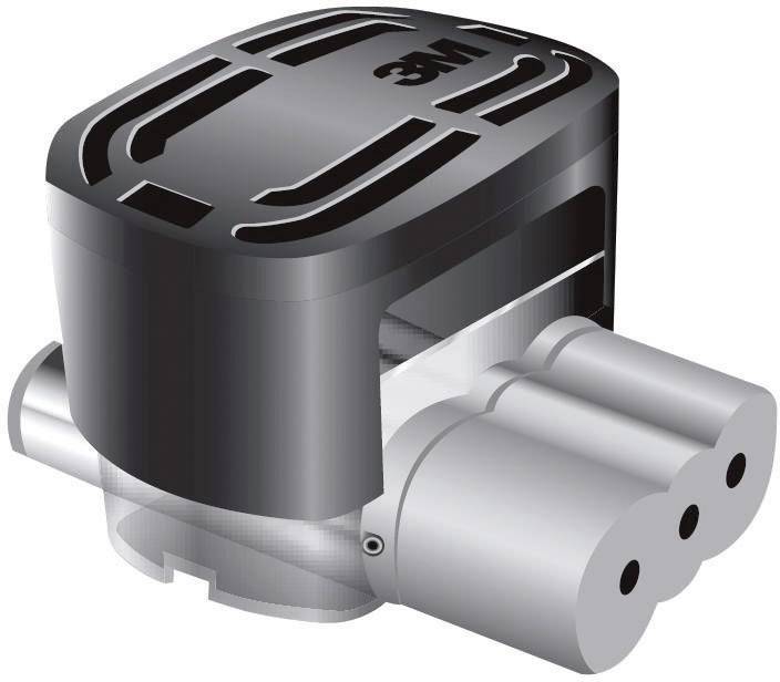 3M 80611434152 Schwachstromverbinder flexibel: 0.79-3.14mm² starr: 0.79-3.14mm² Polzahl (num): 2 Grau