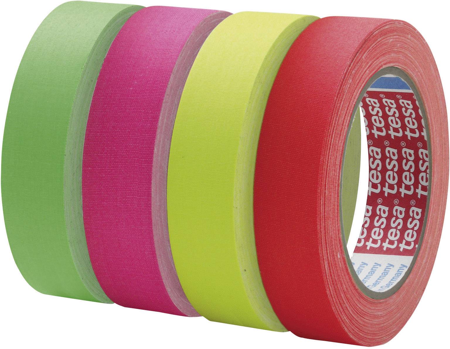 tesa 04671-00060-10 Gewebeklebeband Neongrün (L x B) 25 m x 38 mm 1 St.