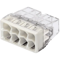 WAGO 2273-208-50 2273 Dosenklemme flexibel: - starr: 0.5-2.5mm² Polzahl: 8 50 St. Transparent, Lichtgrau WAGO 2273-208-50 2273 Dosenklemme flexibel: - starr: 0.5-2.5mm² Polzahl: 8 50 St. Transparent, Lichtgrau