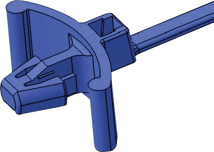 HellermannTyton 111-85519 T18RSF-N66-NA-C1 Kabelbinder 100mm 2.50mm Natur mit Spreizanker, Hitzestabilisiert