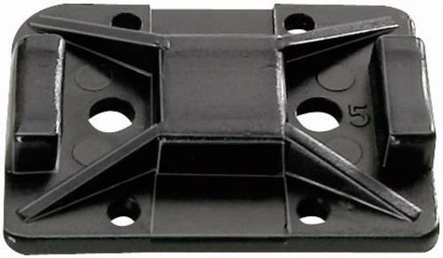 Hellermanntyton Ty8g1s-w-c1 Basetta Di Fissaggio Autoadesivo, Avvitabile 151-11810 Senza Alogeni, Stabilizzata Uv, Resi