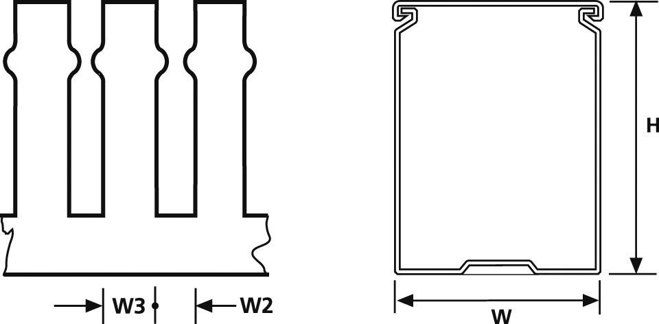 HellermannTyton 185-40198 Verdrahtungskanal Flexkanal (L x B x H) 2000 x 50 x 50 mm 42 m Grau (RAL 7030)